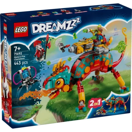 Set LEGO DREAMZZZ CAMELEONUL DE FOC AL LUI MATEO 71492 - prin Didactopia