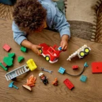 Set LEGO DUPLO CAMION DE POMPIERI CU FURTUN SI POMPIER 10473 - prin Didactopia