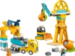 Set LEGO DUPLO SANTIER SI VEHICULE DE CONSTRUCTII 3 IN 1 10476 - prin Didactopia