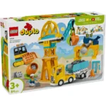 Set LEGO DUPLO SANTIER SI VEHICULE DE CONSTRUCTII 3 IN 1 10476 - prin Didactopia