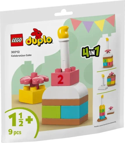 Set LEGO DUPLO TORT ANIVERSAR 30712 - prin Didactopia