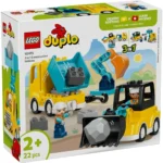 Set LEGO DUPLO VEHICULE DE CONSTRUCTII 3 IN 1 10475 - prin Didactopia