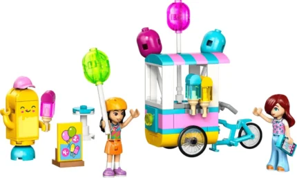 Set LEGO FRIENDS STAND CU INGHETATA SI BALOANE 42692 - prin Didactopia