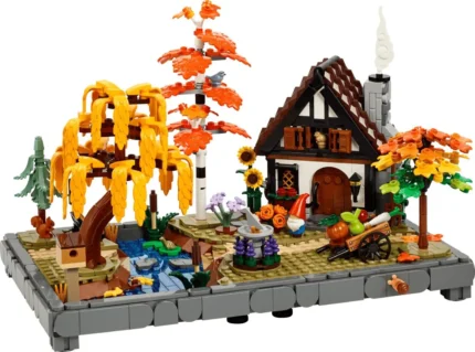Set LEGO ICONS GRADINA DE CABANA TOAMNA 11372 - prin Didactopia