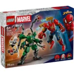 Set LEGO MARVEL BATALIA ROBOTILOR OMUL PAIANJEN VS DOC OCK 76338 - prin Didactopia