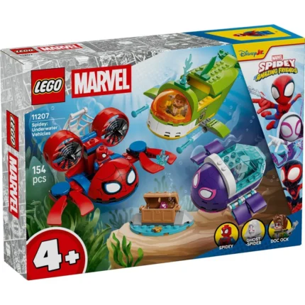 Set LEGO MARVEL SPIDEY VEHICULE SUBACVATICE 11207 - prin Didactopia