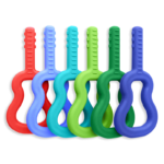 ARK Guitar instrument de masticație oro-motorie handheld în formă de chitară, disponibil în 7 culori și 3 niveluri de rezistență, fabricat în SUA de ARK Therapeutic