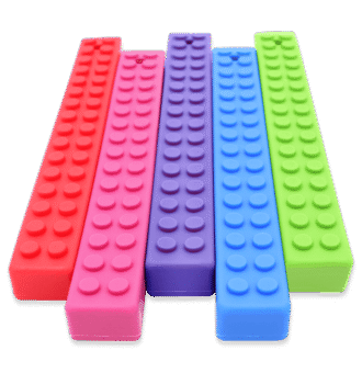 ARK MEGA Brick Stick instrument de masticație handheld de dimensiuni mari, disponibil în 5 culori și 3 niveluri de rezistență, fabricat în SUA de ARK Therapeutic