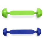 ARK proBarbell bara albastră ușoară și bara verde grea set comparație logopedie terapie oro-motorie