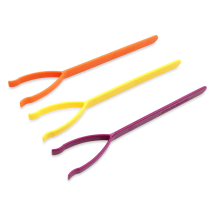 ARK proSqueezer set trei instrumente oro-motorii rezistență progresivă magenta galben portocaliu logopedie