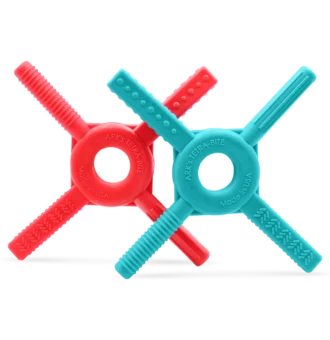 ARK Tetra-Bite instrument de masticatie cu 4 extensii texturate pentru logopedie si terapie oro-motorie