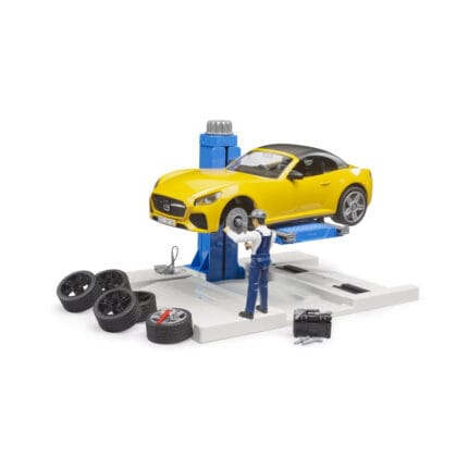 Bruder Service auto cu decapotabila sport-Vehicule Originale Bruder-BR62112