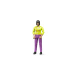 Bruder figurina femeie cu pantaloni violet-Vehicule Originale Bruder-BR60403