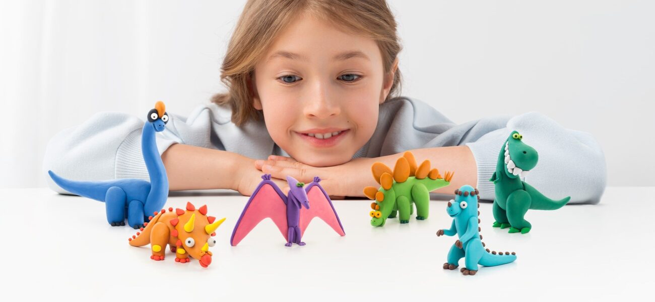 Hey Clay Dinos - Set argila de modelare speciala