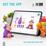 Plastilină - Argilă specială de modelat - Dinos - Dinozauri - Hey Clay!®- Set 15 cutii - Conectare la App