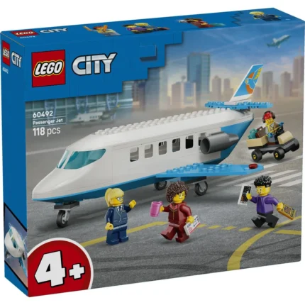 Set LEGO CITY AVION CU REACTIE PENTRU PASAGERI 60492 - prin Didactopia