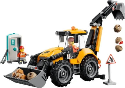Set LEGO CITY BULDOEXCAVATOR GALBEN 60480 - prin Didactopia