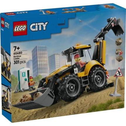 Set LEGO CITY BULDOEXCAVATOR GALBEN 60480 - prin Didactopia