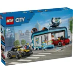 Set LEGO CITY SPALATORIE AUTO DRIVE THRU 60497 - prin Didactopia