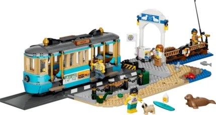 Set LEGO CITY TRAMVAI DE PLAJA CLASIC 60506 - prin Didactopia