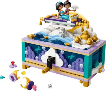 Set LEGO DISNEY PRINCESS CUTIA CU BIJUTERII A LUI JASMINE 43295 - prin Didactopia