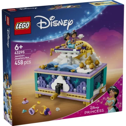 Set LEGO DISNEY PRINCESS CUTIA CU BIJUTERII A LUI JASMINE 43295 - prin Didactopia
