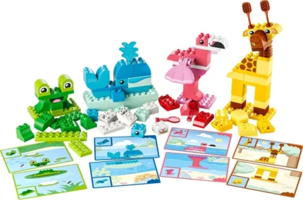 Set LEGO DUPLO JOC DE CONSTRUIT ANIMALE 10472 - prin Didactopia