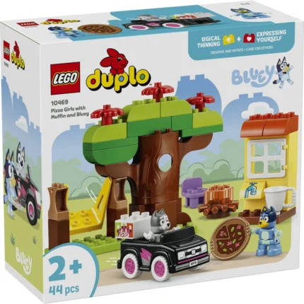 Set LEGO DUPLO MUFFIN SI BLUE FETELE CARE ADUC PIZZA 10469 - prin Didactopia