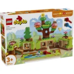 Set LEGO DUPLO PADUREA DESCOPERIRILOR CU ANIMALE SALBATICE 10480 - prin Didactopia