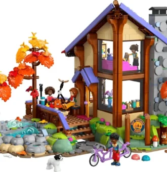Set LEGO FRIENDS CABANA PRIMITOARE IN PADURE TOAMNA 42705 - prin Didactopia