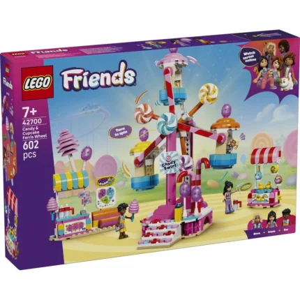 Set LEGO FRIENDS ROATA FERRIS CU BOMBOANE SI BRIOSE 42700 - prin Didactopia