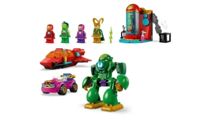 Set LEGO MARVEL IRON MAN SI PRIETENII SAI UIMITORI LOKI VS ECHIPA LUI IRON MAN 11211 - prin Didactopia