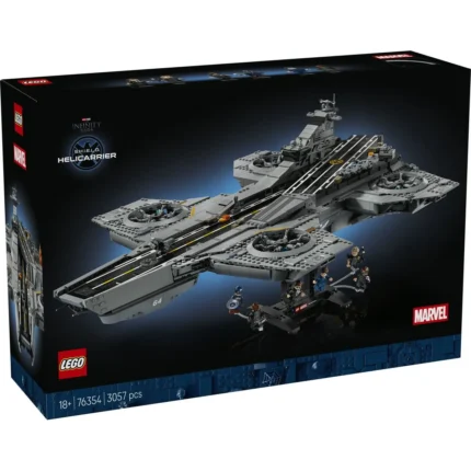 Set LEGO MARVEL SUPER HEROES PORTELICOPTER S H I E L D 76354 - prin Didactopia