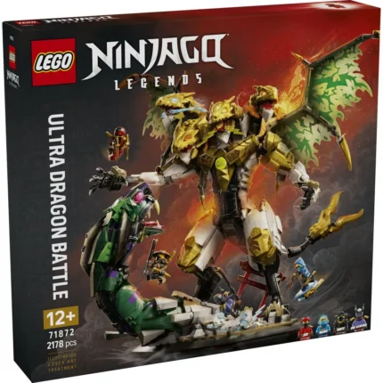 Set LEGO NINJAGO IMPRESIONANTA BATALIE A DRAGONULUI 71872 - prin Didactopia