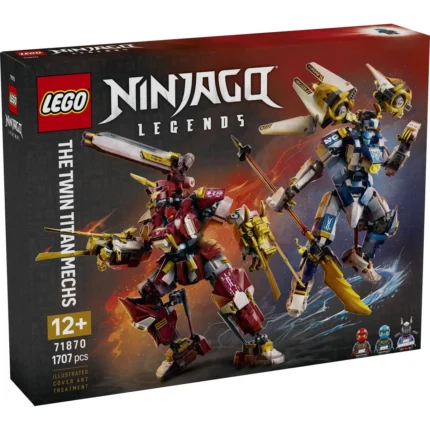 Set LEGO NINJAGO ROBOTII TITAN GEMENI 71870 - prin Didactopia