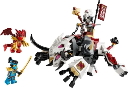 Set LEGO NINJAGO ZILVAR SI MONSTRUL DRAGON GRIMTAK 71863 - prin Didactopia