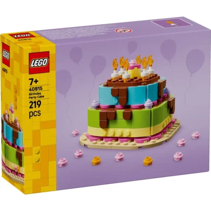 Set LEGO TORT PENTRU PETRECEREA DE ZI DE NASTERE 40815 - prin Didactopia
