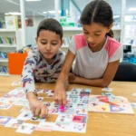 Alege emoția corectă - Joc de asociere emoții - Inteligență emoțională - Lemn